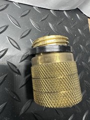 MEC ME571 High Capacity Safety Fill Propane Adapter Brass 1-3/4