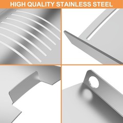 Flame Broiler Slide Cover Bottom Kit for Pit Boss 1100 Stainless Steel 32″X15.5″