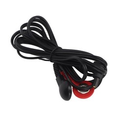 5pcs Black Electrode Wire Ideal for TENS Machine Digital Treatment Trending