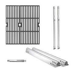18″ Cooking Grates Heat Plates 2 Burner Tubes Replacement Parts for Charbroil