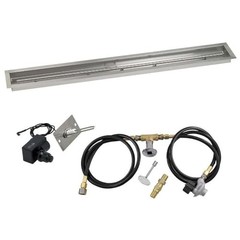 BBQGuys Signature 60 X 6 Inch Stainless Steel Linear Drop-In Pan for Spark