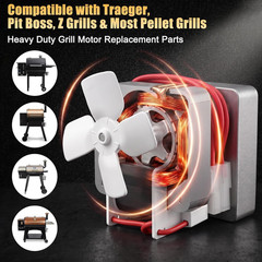 Upgraded 2.0 RPM Auger Motor Replacement Parts for Traeger, Pit Boss Wood Pellet