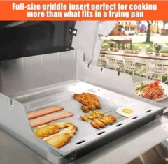 Full Size Griddle Insert for Weber Spirit I & II 200 GS4 Series Gas Grills