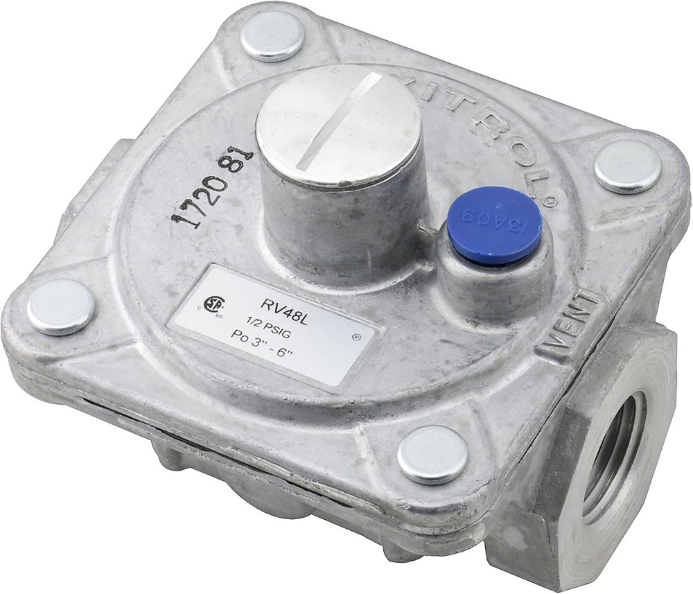 Maxitrol RV48L-3/4 Natural Gas Pressure Regulator 1/2 PSIG 3-6WC FPT New