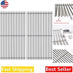 Durable 16.5″ x 11.34″ Stainless Steel Grill Grates, Rust Resistant, 2-Piece Set