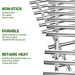 17″ Grill Grates for Charbroil Infrared 3 Burner 463242515 463242516 46624251…