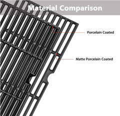 3-Pack 16 15/16″ Cast Iron BBQ Cooking Grids Replacement for Charbroil Gas Grill