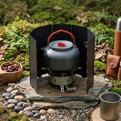 Aluminum Windscreen for Portable Cooking Stoves – High Heat Resistance