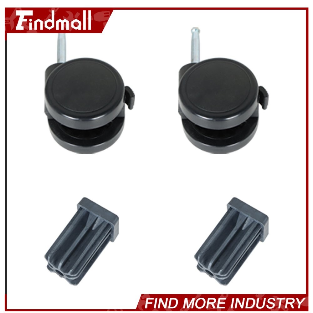 Findmall 2 Set Gas Grills Caster Wheel 2.33In For Genesis Summit Silver Spirit