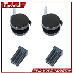 Findmall 2 Set Gas Grills Caster Wheel 2.33In For Genesis Summit Silver Spirit