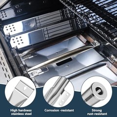 Replacement Grill Parts for 5 Burner & 4 Burner Grills – Stainless Cooking Grate