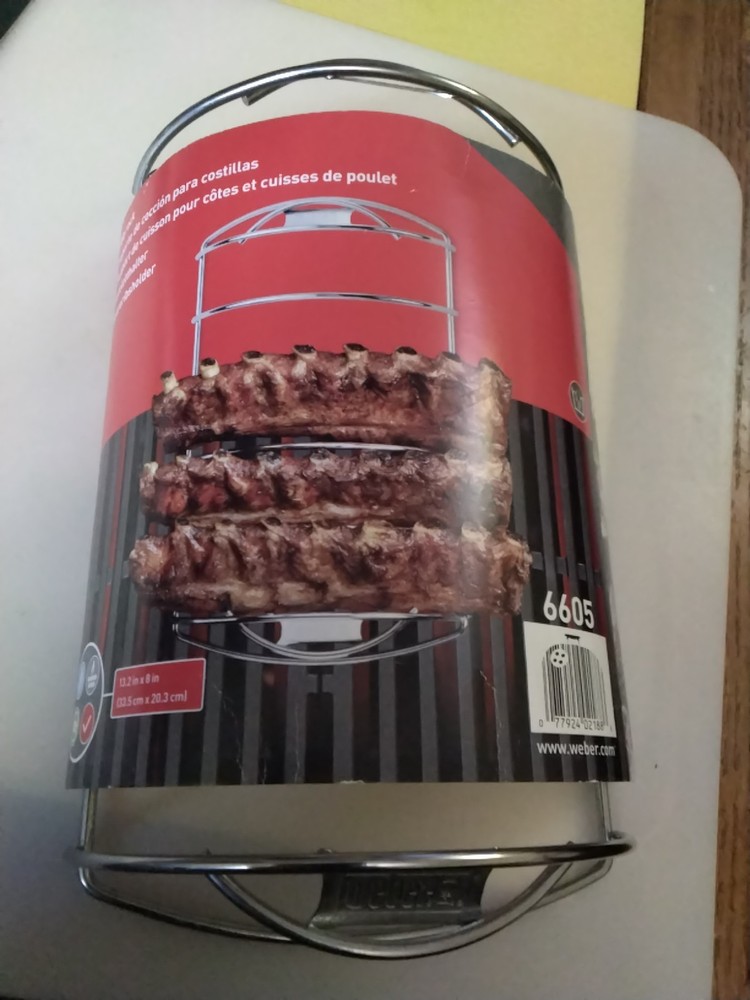 Weber 6605 Chrome Plated Rib Rack