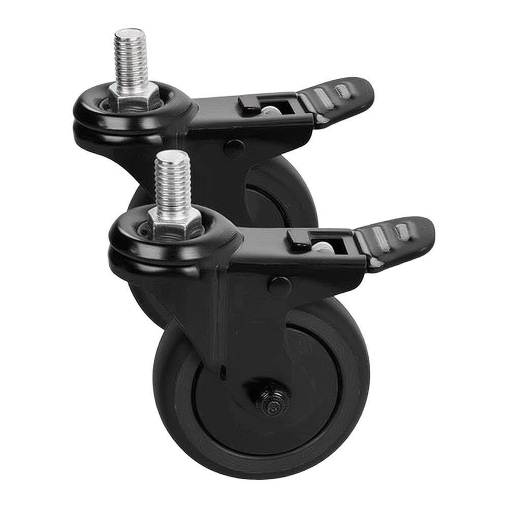 Outdoor Cooking 3 Inch Locking Caster Locking Wheel Kit Enhances Stability