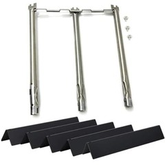 Flavorizer Bars and 69787 Grill Burner for Weber Spirit and Spirit II 300 Series