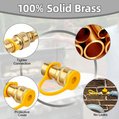1/2 Natural Gas Quick Connect, Natural Gas Quick Connect Fittings for LP/NG Appl