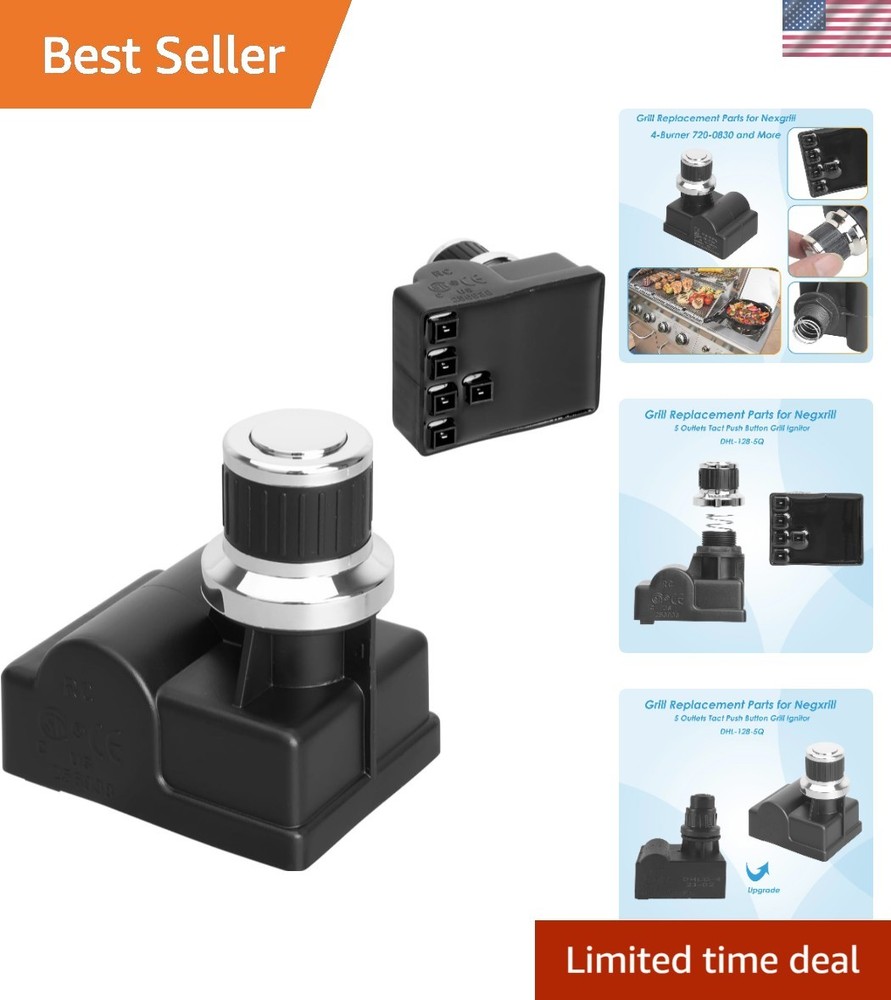 Nexgrill Replacement Igniter – 5-Outlet Push Button Igniter Module DHL-128-5Q