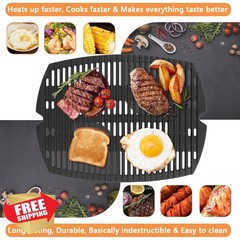 PETKAO 17″x12.7″ Black Grill Grate for Weber Q
