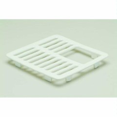 PF934 9-1/2″ Cast Iron 3/4″ Top Grate – White