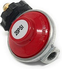 High Pressure LPG Gas Regulator 20PSI 1/4 NPT Inlet x 1/4 NPT Outlet