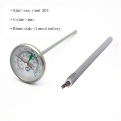 Efengcook 1 3/8 Inch Dial Milk Coffee Food Thermometer White 1-3/8