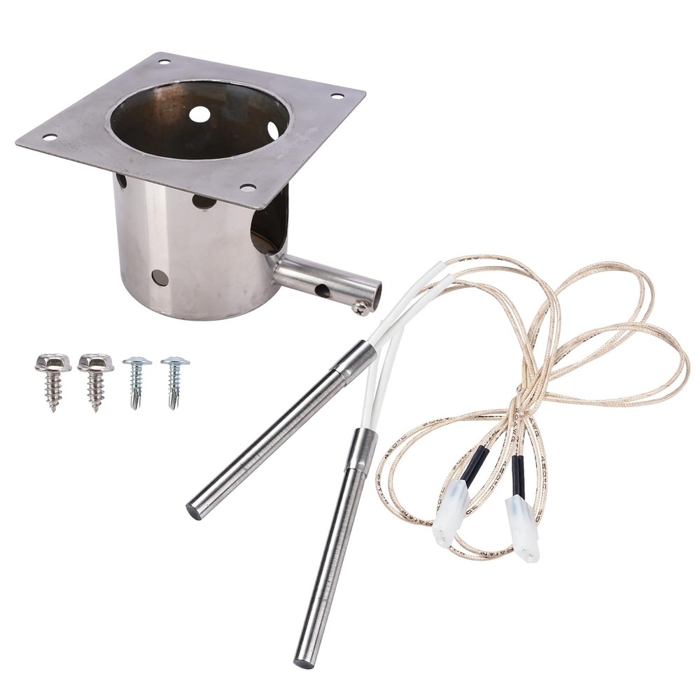 Fire Pot Burn Pot and Hot Rod Ignitor Kit, Heavy Duty Steel Fire Burn Pot wit…
