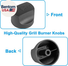 Grill Control Knobs Replacement for Charbroil Classic 280 2-Burner, 360 3-Burner