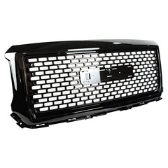 Grille Compatible with GMC Sierra 1500 2014-2015 Denali Style Front Glossy