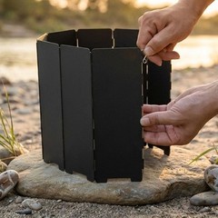 Aluminum Windscreen for Portable Cooking Stoves – High Heat Resistance