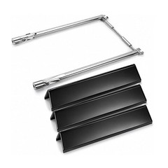 7635 Flavorizer Bars and 69785 Grill Burner Tubes for Weber Spirit I & II 200