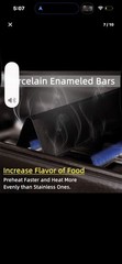 X Home 21.5-Inch Heavier Flavorizer Bars Replacement for Weber Genesis Silver wi