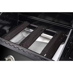 Universal Replacement Heavy-Duty Adjustable Porcelain Steel Heat Plate Shield, H