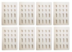 Ceramic Brick Flame Tamer, Grill Ceramic Briquettes (8-Pack) for Barbeques Ga…