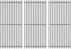 SF6123 (3-Pack) 16 15/16″ Stainless Steel Cooking Grid Grates for Charbroil 4633