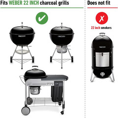 Gourmet BBQ System Hinged Cooking Grate – Add Charcoal without Removing Grate, I