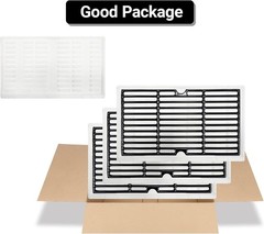 NEW 16 7/8in Porcelain Cast Iron Grill Grates for Charbroil Gas Grills