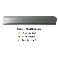 Parts DP106 3-Pack 18 15/16 x 3 7/8 Inch Stainless Steel Heat Plates for Char…