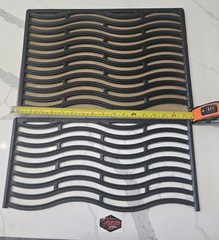 (QTY 2) Cast Iron Wave Cooking Grid N306-0135ZD-A & N305-0097ZD-1 Fits Napoleon