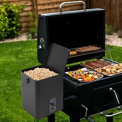 Pellet Smoker Hopper Assembly Kit Electric Wood Grill Part Hopper Conversion Set