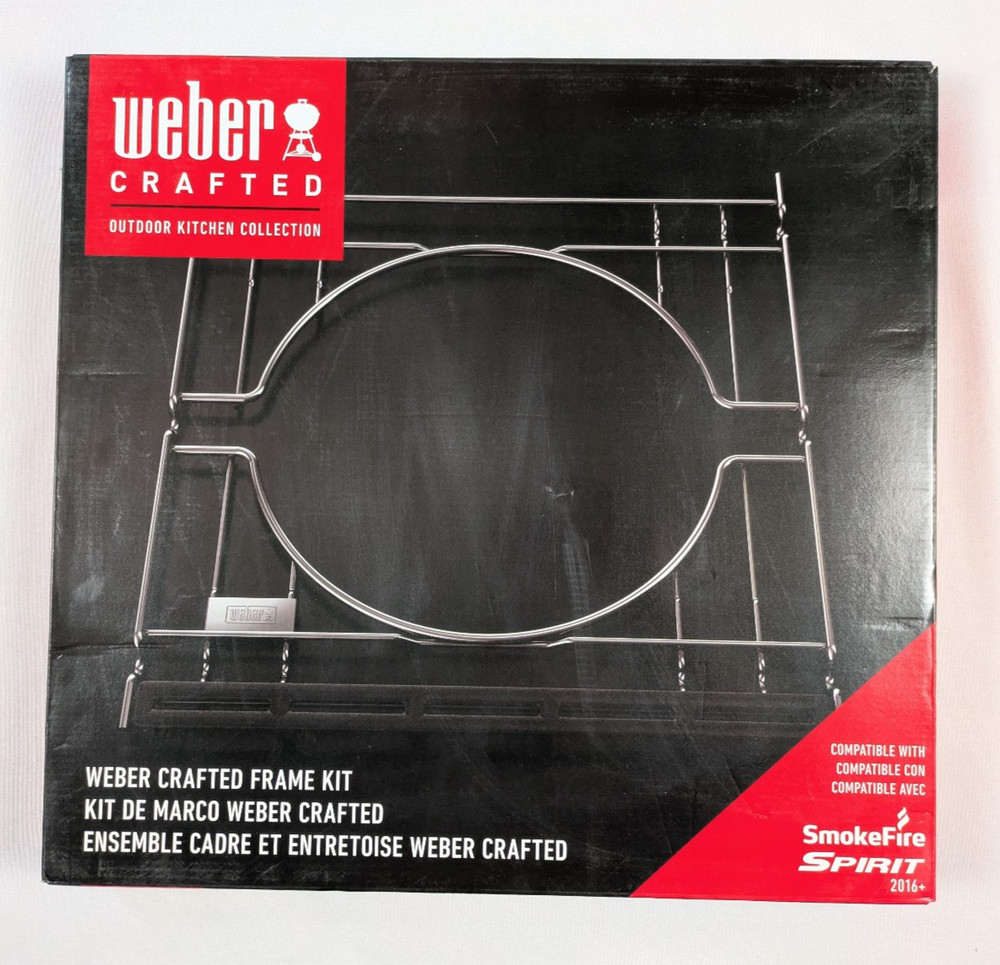 Weber 7678 Crafted Outdoor Kitchen Frame Kit for Smokefire & Spirit 2016+ Grills