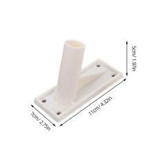 3pcs Flag Pole Holder Wall Mount Flag Stand Flag Pole Mounting Bracket Adhesi…