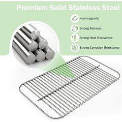 Weber Go-Anywhere Grill Grate Replacement Stainless Steel Cooking Accessory New