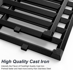 Grates 17.5in for Weber Spirit E310 I II 300 700 Genesis 10003500