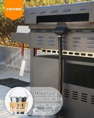 Blackstone Grease Catcher with Removable Grease Gate