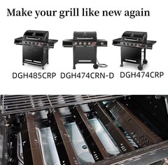 Grill Heat Plate Replacement Set of 5 for Dyna-Glo 5 Burner DGH474CRP DGH485CRP