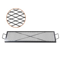 Campfire Cooking Grate 44x15inch 44lb Capacity Steel Grid