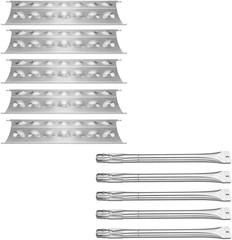 Gas Grill Burner Heat Plate Tent Flame Shield Replacement Parts Kit Bbq Kenmore