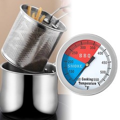 High Temperature BBQ Thermometer Stainless Steel for Precise Cooking Control