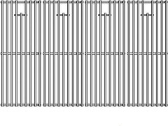Stainless Steel Grill Grates – Fits Chargriller Akorn 19.75″ D x 27″ W