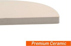 BBQ Future Ceramic Heat Deflector Plates for Kamado Joe Classic I, II, III, Big