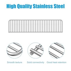 Stainless Steel BBQ Warming Rack for 30″ Grills – Replacement Grate Accessory